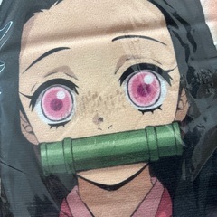 竈門禰豆子 クッション ロング　タオルの画像