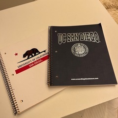 【2冊】アメリカ　UCサンディエゴ大学のキャンパスノート