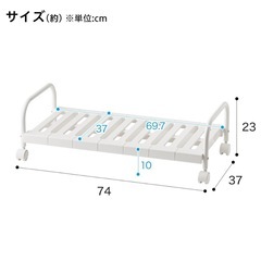 【受付再開】2点セット、押し入れ用ローキャリー（キャスター付き）の画像