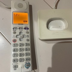 シャープコードレス電話子機 D-KS110（82） の画像