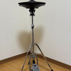 12インチハイハット+HHスタンド付き☆Lemon☆Roland音源・VH-11互換☆電子ドラムパーツ☆YAMAHA HS650A☆の画像