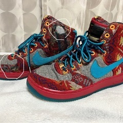 NIKE ID エアフォース1 ペンドルトンオリジナルカスタムシューズ　25cmの画像
