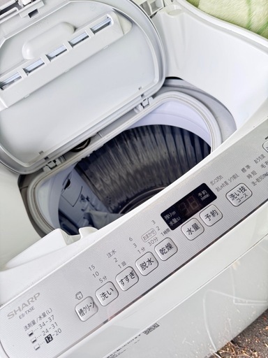 シャープ 5.5kg 乾燥付き洗濯機 2021年製 ES-TX5E (silver369