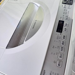 シャープ 5.5kg 乾燥付き洗濯機 2021年製 ES-TX5E 
