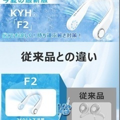 【新品未使用】① 最新型 ネッククーラー 首掛け扇風機 羽根なし 静音 扇風機  首かけ 風量3段調節 ハンディファン 冷却 ハンズフリー ネッククーラー 首掛けファン 冷感グッズ 軽量 ネックファン 熱中症対策グッズ/花火大会/通勤/通学の画像