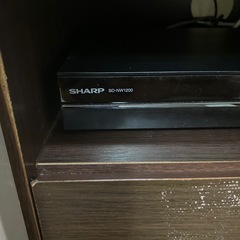 シャープ　AQUOS ブルーレイレコーダーの画像