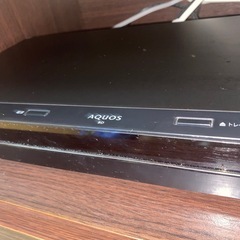 シャープ　AQUOS ブルーレイレコーダーの画像