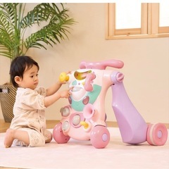 ウォーカー＆ライドオン  3WAY こども ベビー　おもちゃの画像
