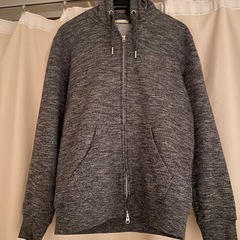 美品GUフーディフードパーカースウェットトレーナーダブルzipグ...