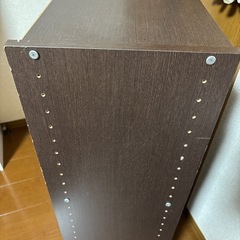 カラーボックス3段　高さ調整可能　組み立て状態でのお渡しの画像