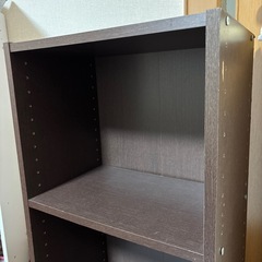 カラーボックス3段　高さ調整可能　組み立て状態でのお渡しの画像