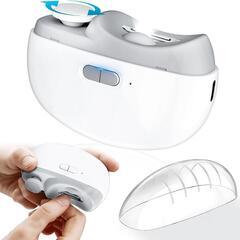 電動爪切り 爪切り【2025新型 2in1 爪削りと爪磨き】電動...