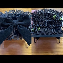 カプセルドールサイズ　家具　ベッド　椅子　ベンチ　ゴシック系　Gothic 人形
の画像