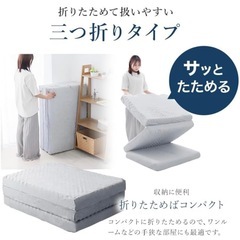 極厚10cm プロファイルマットレスグレーの画像