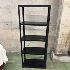 【値下げしました‼️】スチール棚 ブラック（幅61㎝）