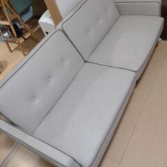 ソファベッド美品167cm 色ベージュ 引取りのみ
