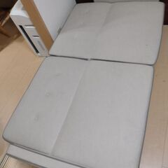 ソファベッド美品167cm 色ベージュ 引取りのみの画像