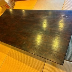 大きな座卓テーブル