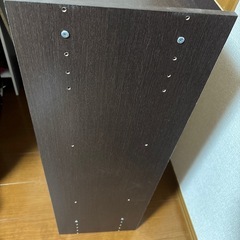 カラーボックス　3段　可動式組み立て状態のお渡しの画像