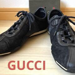 GUCCI グッチ　スウェード スニーカー　361/2 日本サイズ23.5〜24の画像