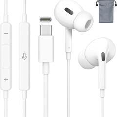 USB Type C イヤホン 有線 マイク付き タイプC イヤホ