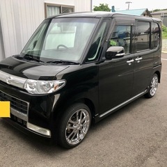 ダイハツタントカスタム4WDターボ低走行！