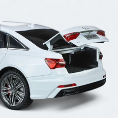 1/18 精巧な造りの金属製　アウディ特注モデル アウディ AUDI A6L　白の画像