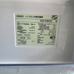 【リサイクルショップ ピカソ 小松原】🚀✨大容量×スタイリッシュ✨AQUAノンフロン冷蔵庫 2019年製 AQR-H36H 355L✨🚀★0315★の画像