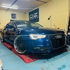 アウディ A5 2014年式 8T 紺色 TWSホイール 20イ...