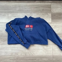 MILK FED. ネイビー クロップドパーカー
