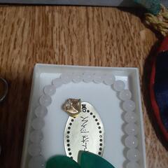 【まとめてお得セット】遺品整理など 掘り出しもの　18K K18 刻印GP 各種　ネックレス（チェーン）など 遺品整理〛ゴールド チェーンネックレス リング付きK18刻印 他１本