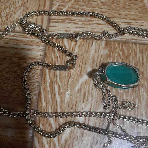 【まとめてお得セット】遺品整理など 掘り出しもの　18K K18 刻印GP 各種　ネックレス（チェーン）など 遺品整理〛ゴールド チェーンネックレス リング付きK18刻印 他１本