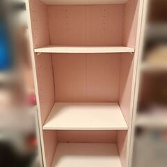 【譲渡先決定】ニトリ カラーボックス ピンク 2点の画像