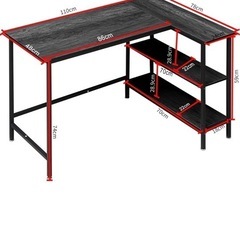 PCデスク、チェア、モニターセット