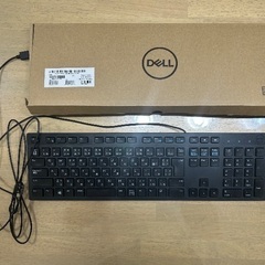 ジャンク品　Dell キーボード 有線 日本語配列 マルチメディア対応 ブラック KB216-BK-JP USBキーボードの画像