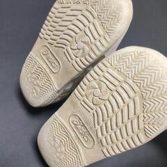 【アシックス】ファーストシューズ 13cm シャンパンゴールドの画像