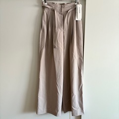 【新品タグ付】リリーブラウン　レイヤードワイドパンツの画像