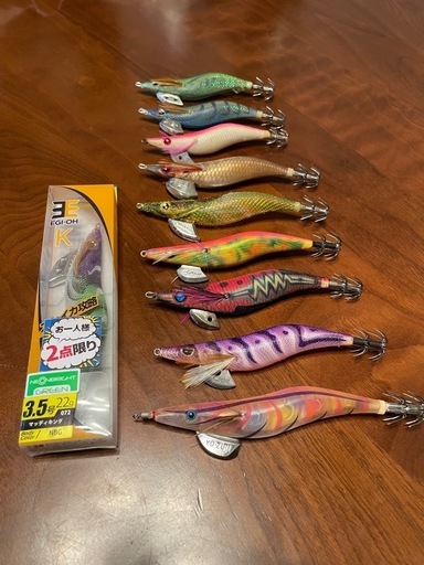 新品有り】エギ10本セット3〜4号YAMASHITA EGI-OH K3.5号