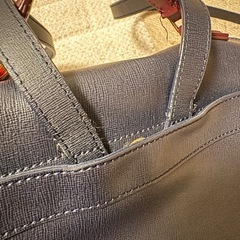ポールスミスPaul Smith バイカラー 2way レザーリュック (あか