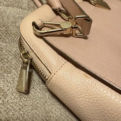 フルラ　FURLA ピンクベージュ　ハンドバッグ　ショルダーバッグの画像