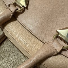 フルラ　FURLA ピンクベージュ　ハンドバッグ　ショルダーバッグの画像