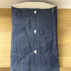 【新品未使用】デニム長袖シャツ　Mサイズの画像
