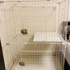 アイリスオーヤマ キャットケージ 2段 (スマイル) 祖師ヶ谷大蔵