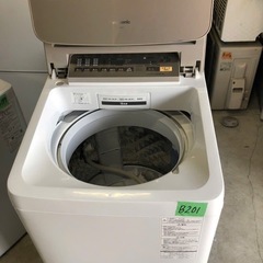 NO B201 🌈福岡市内配送設置無料✨🌈パナソニック 8kg 全自動洗濯機 乾燥2㎏ シャンパン NA-FA80H3-Nの画像
