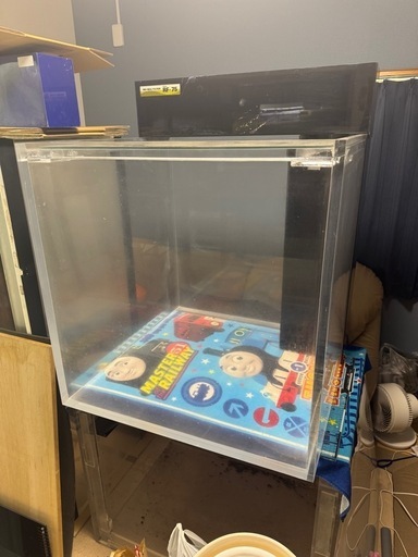 大型アクリル水槽 透明・黒枠 1800 [直接引き取り優先] 大型アクリル