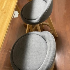 ①引取限定）　カウンターテーブル＋チェアセットの画像