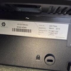 HP23インチモニタ2個➕デュアルモニターアームセットの画像