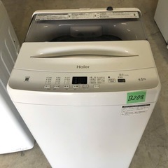NO B208 🌈福岡市内配送設置無料✨🌈ハイアール 4．5kg...