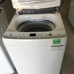 NO B208 🌈福岡市内配送設置無料✨🌈ハイアール 4．5kg全自動洗濯機 e angle select ホワイト JW-U45EA-W  2024年の画像