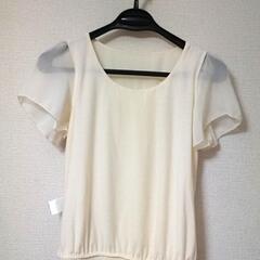 シフォン 半袖 トップス レディース Tシャツの画像